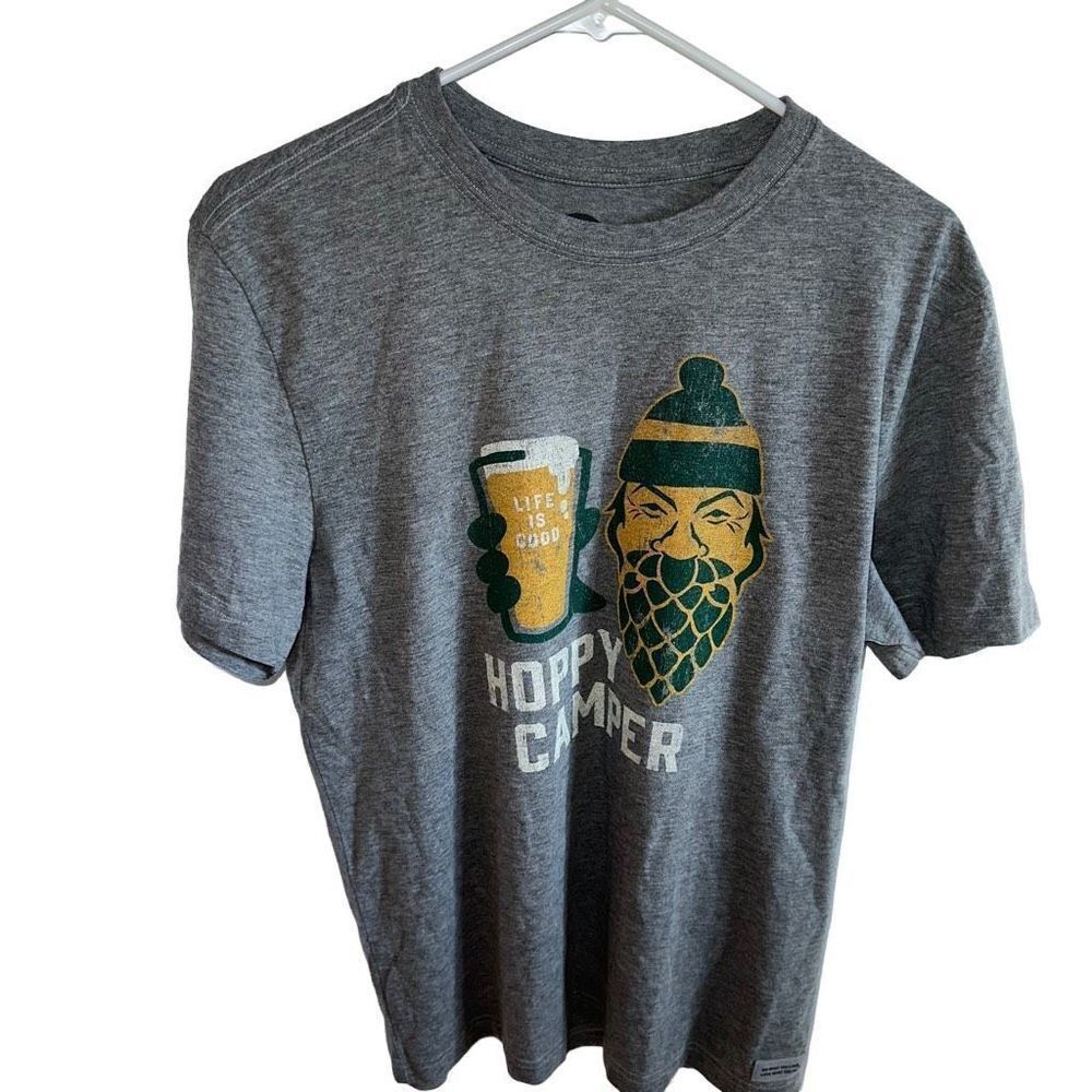 Life is Good - Hoppy Camper Graphic T-shirt - NWT